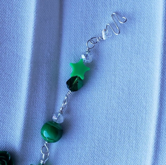 Emerald green phone charms - Picture 4 of 6